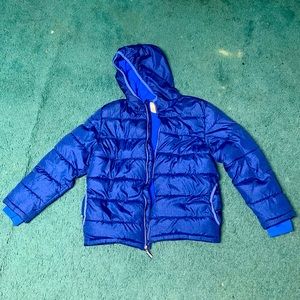 Blue puffer jacket/coat